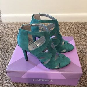 Mint sandal booties